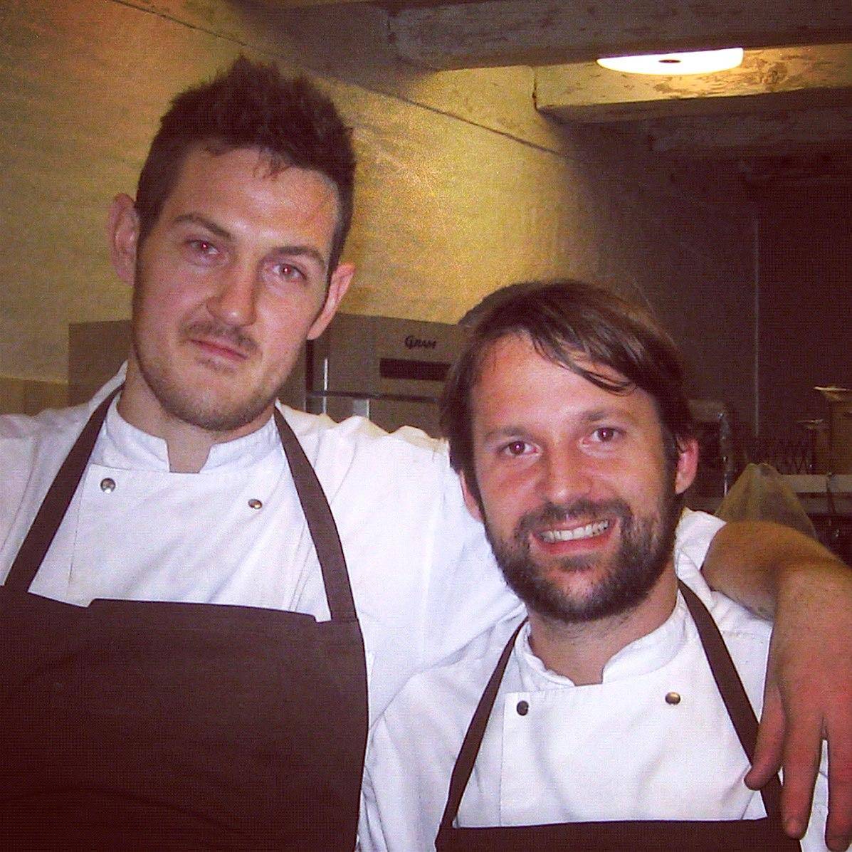 Chris Underwood with Rene Redzepi