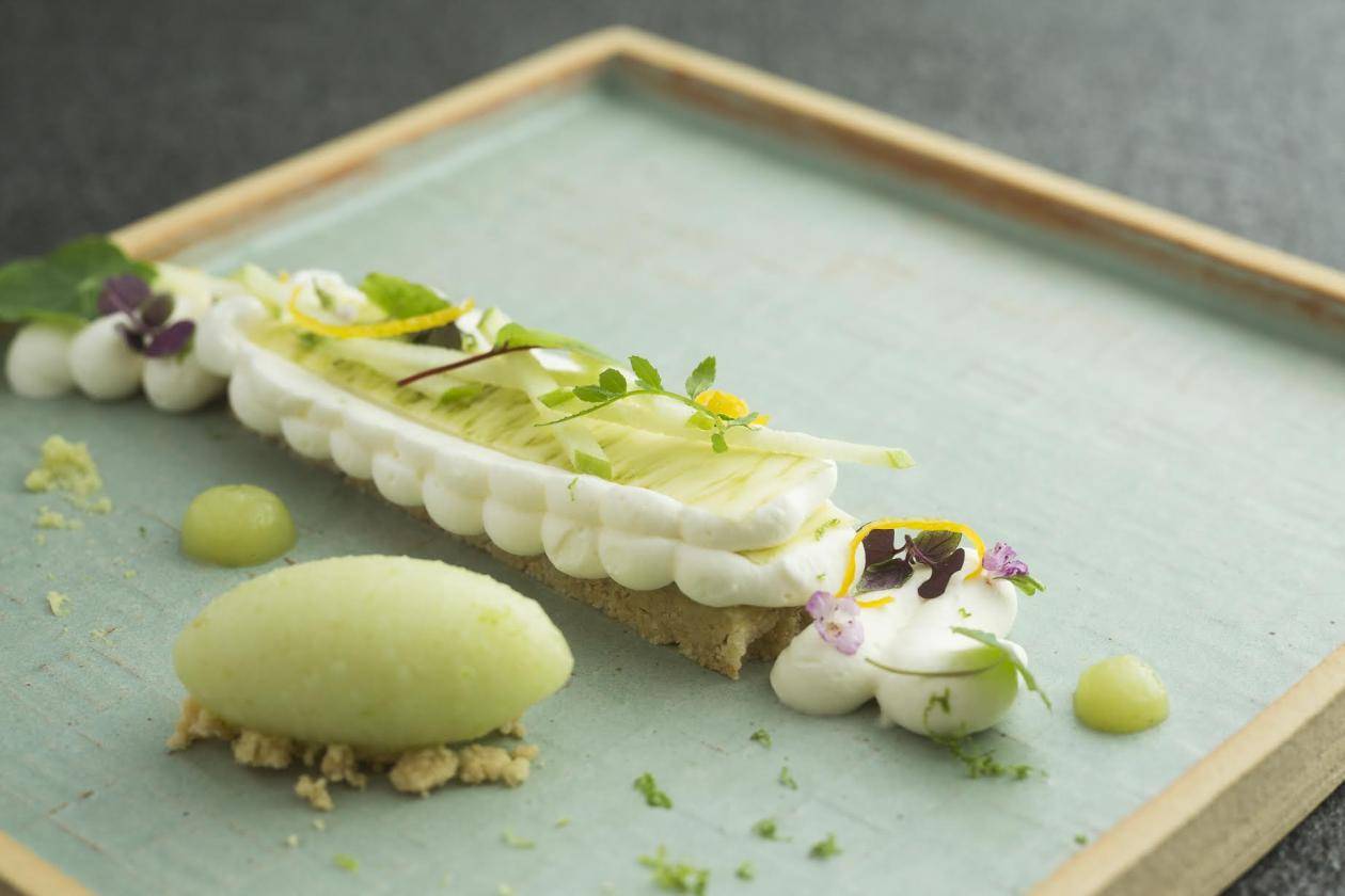 Wasabi, Zephyr, green apple by Andrés Lara (Cacao Barry Regional Chef Asia Pacific)