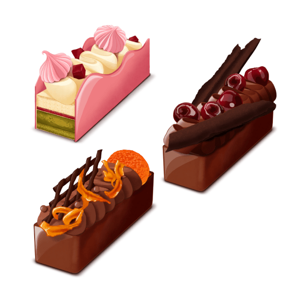 Recettes de mini-bûches de Nöel