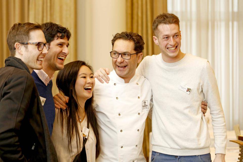 Ramon Morato with guests of Cacao Collective event