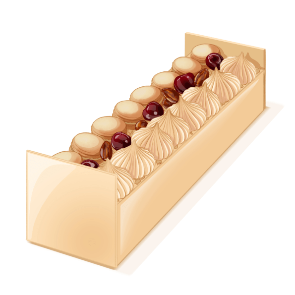 Revisite de la Forêt Noire, façon Bûche de Noël