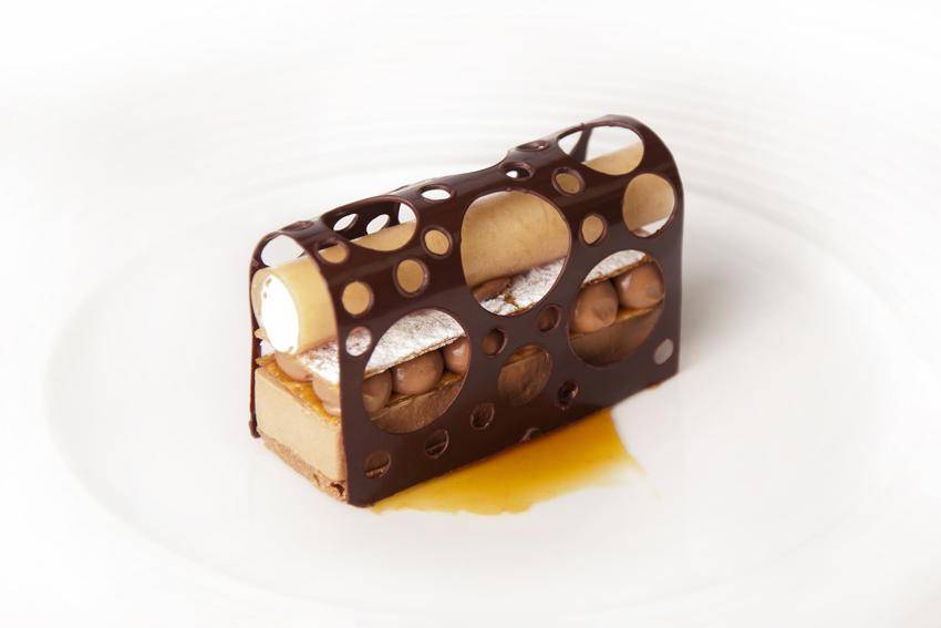 Hazelnut Semifreddo by Lewis Wilson. Photo: Laura Lajh Prijatelj
