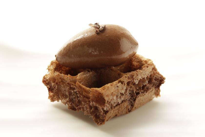 Chocolate air waffle by Albert Adria